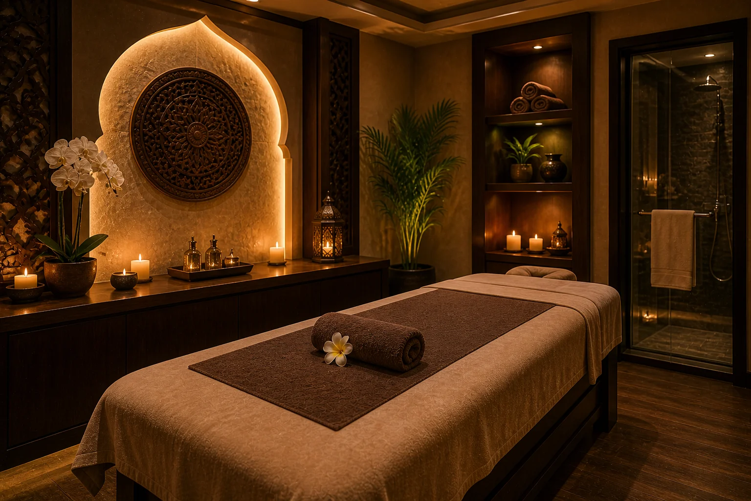 Massage suite at VIP Spa Majan Majan Dubai near Dubailand