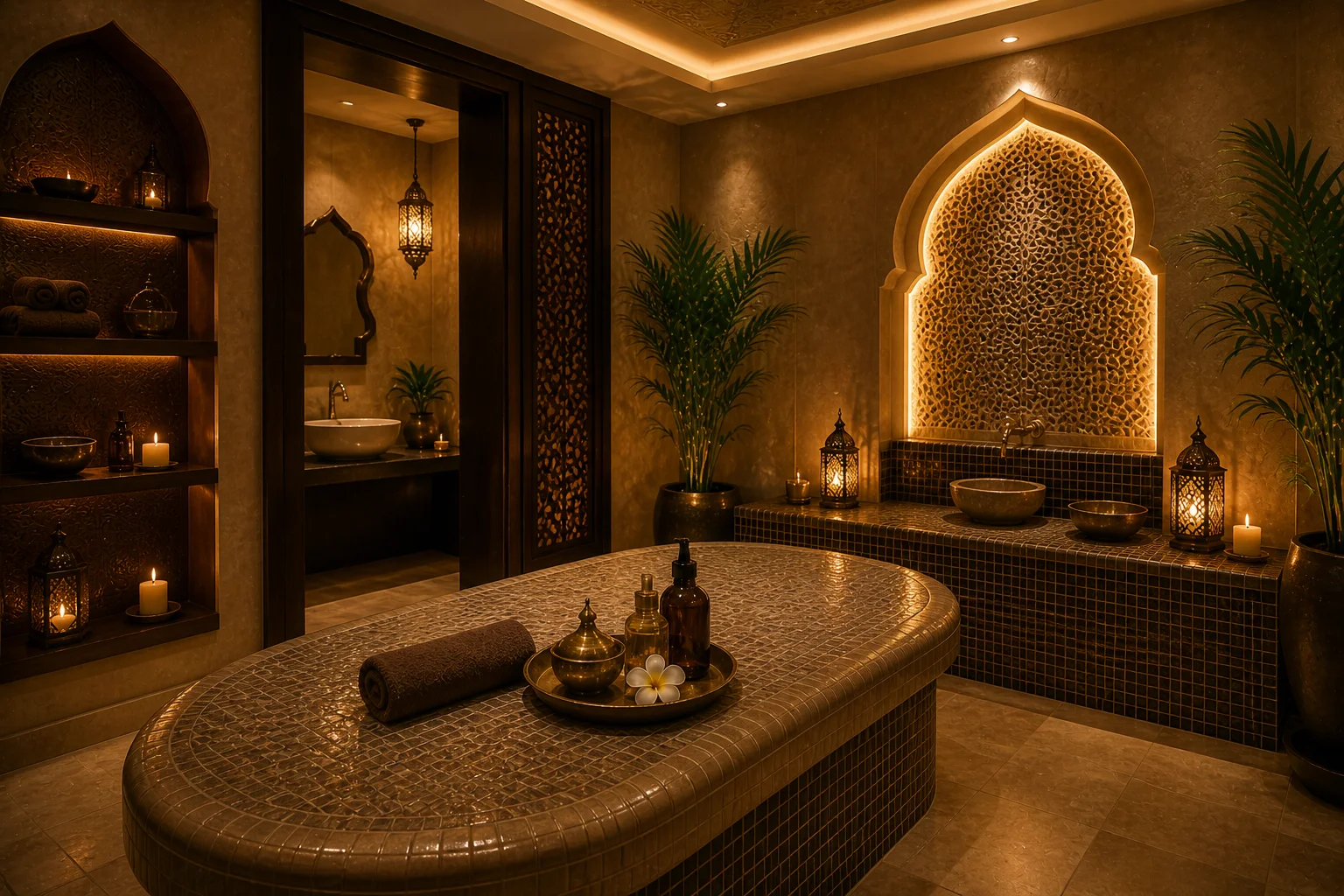 Luxury treatment space at VIP Spa Majan Midtown Central Mall