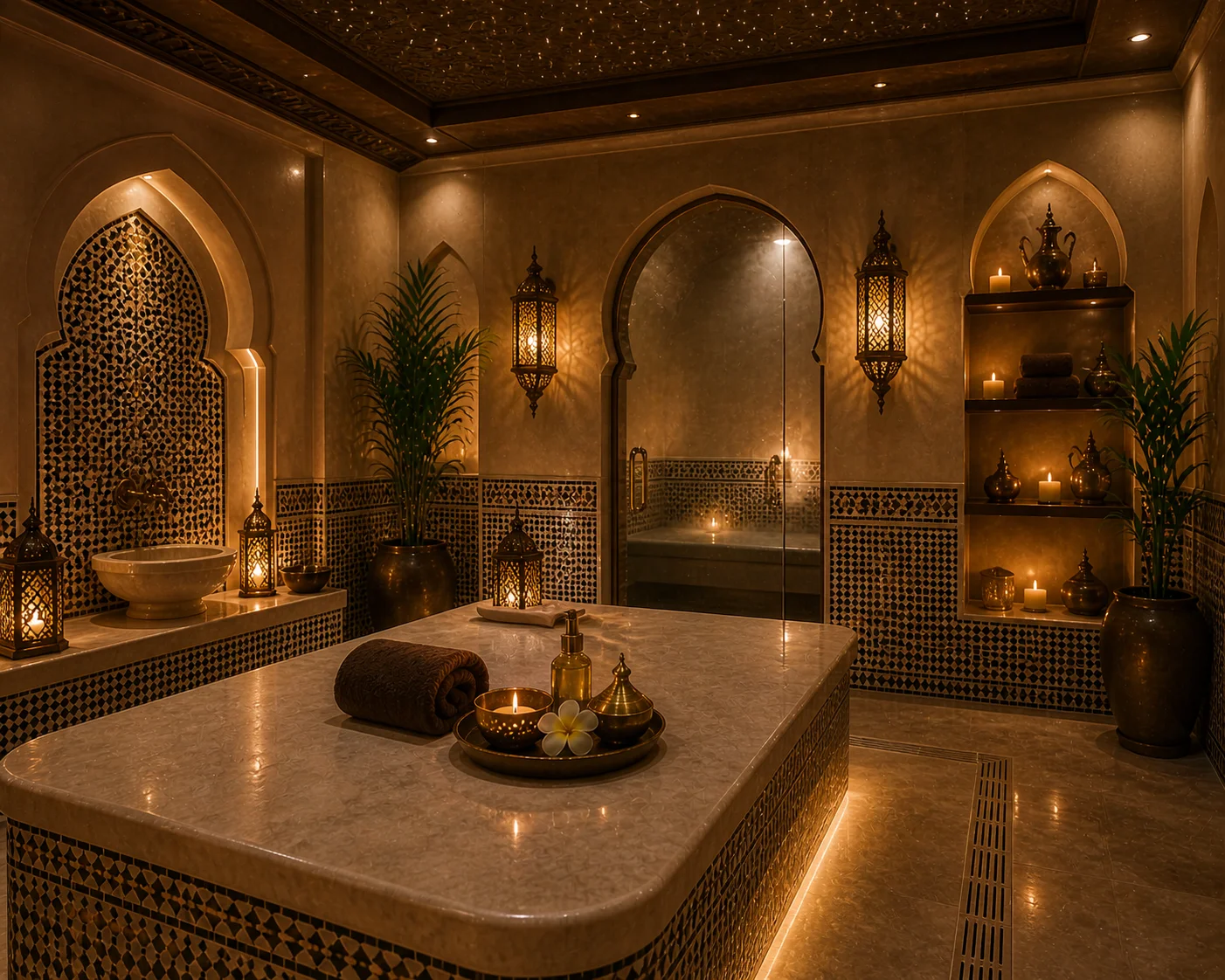 Treatment room at VIP Spa Majan Majan Dubai